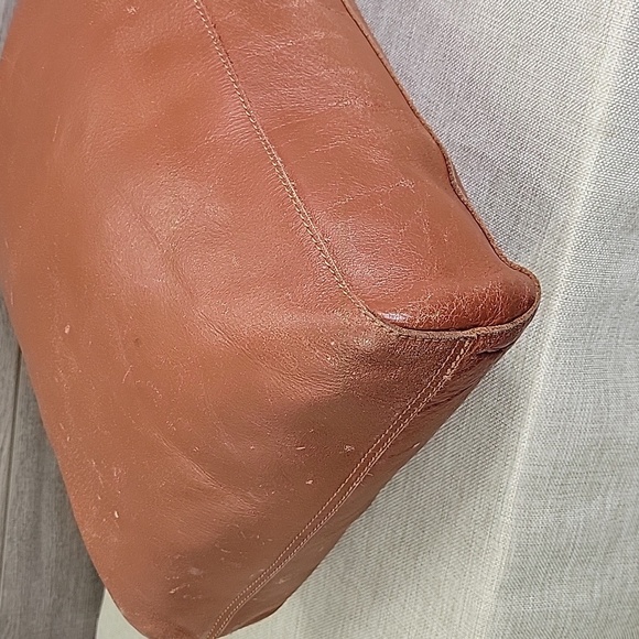 Anthropologie Cut & Paste Los Angeles Leather Tote Shoulder Bag - Picture 10 of 16